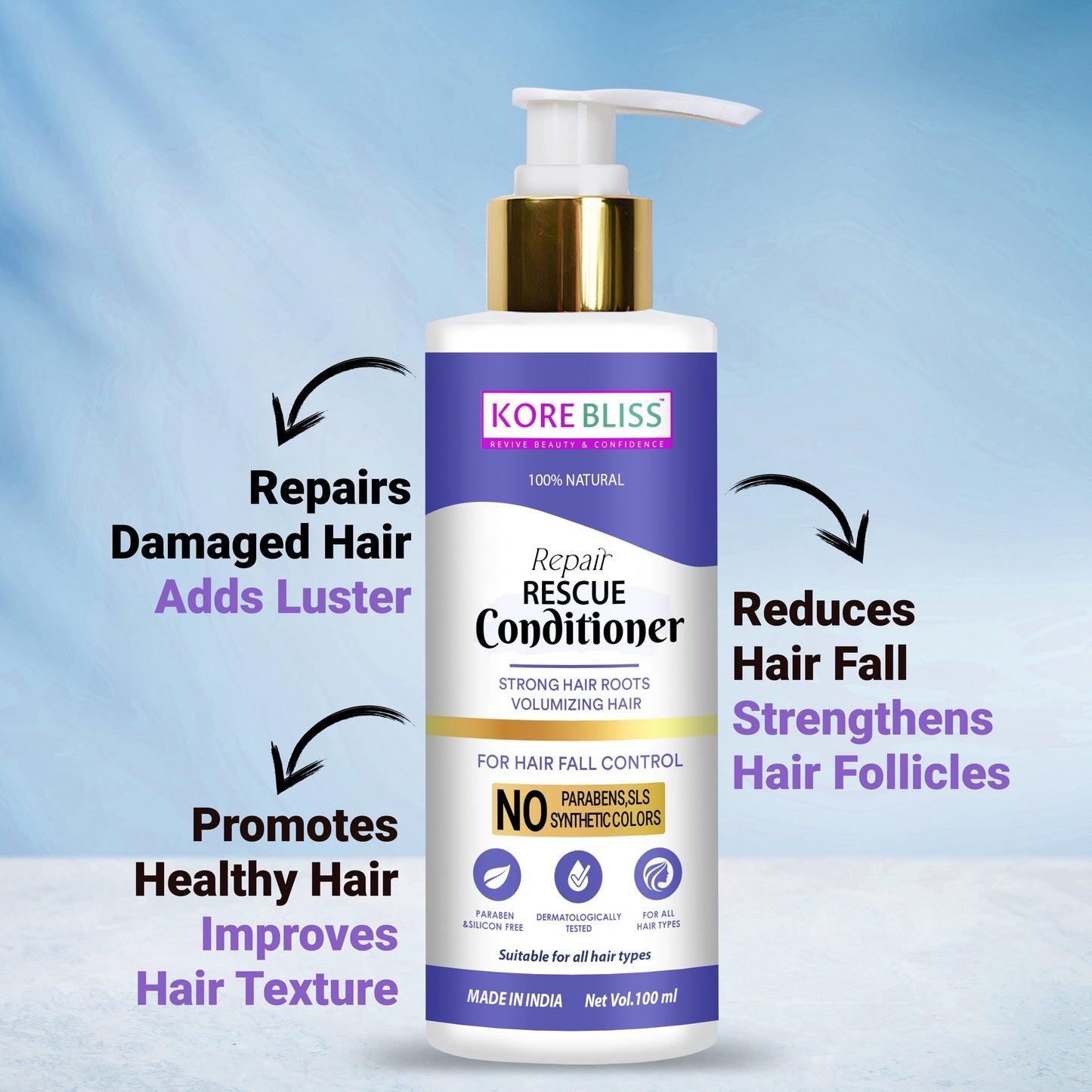 Kore Bliss Hair Renewal Kit - 500ml
