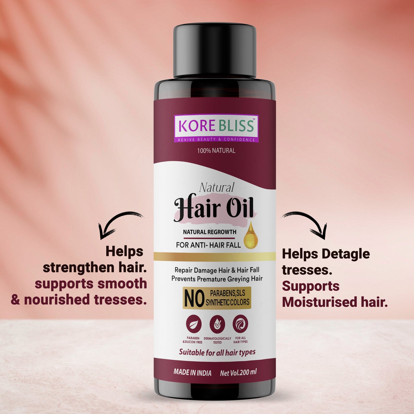 Kore Bliss Hair Renewal Kit - 500ml