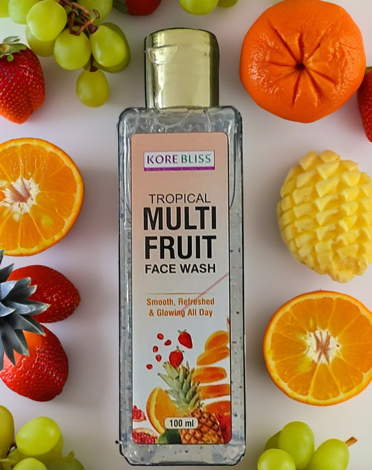 Compact Beauty: KoreBliss Multi Fruit and Almond Travel Set - 320ml