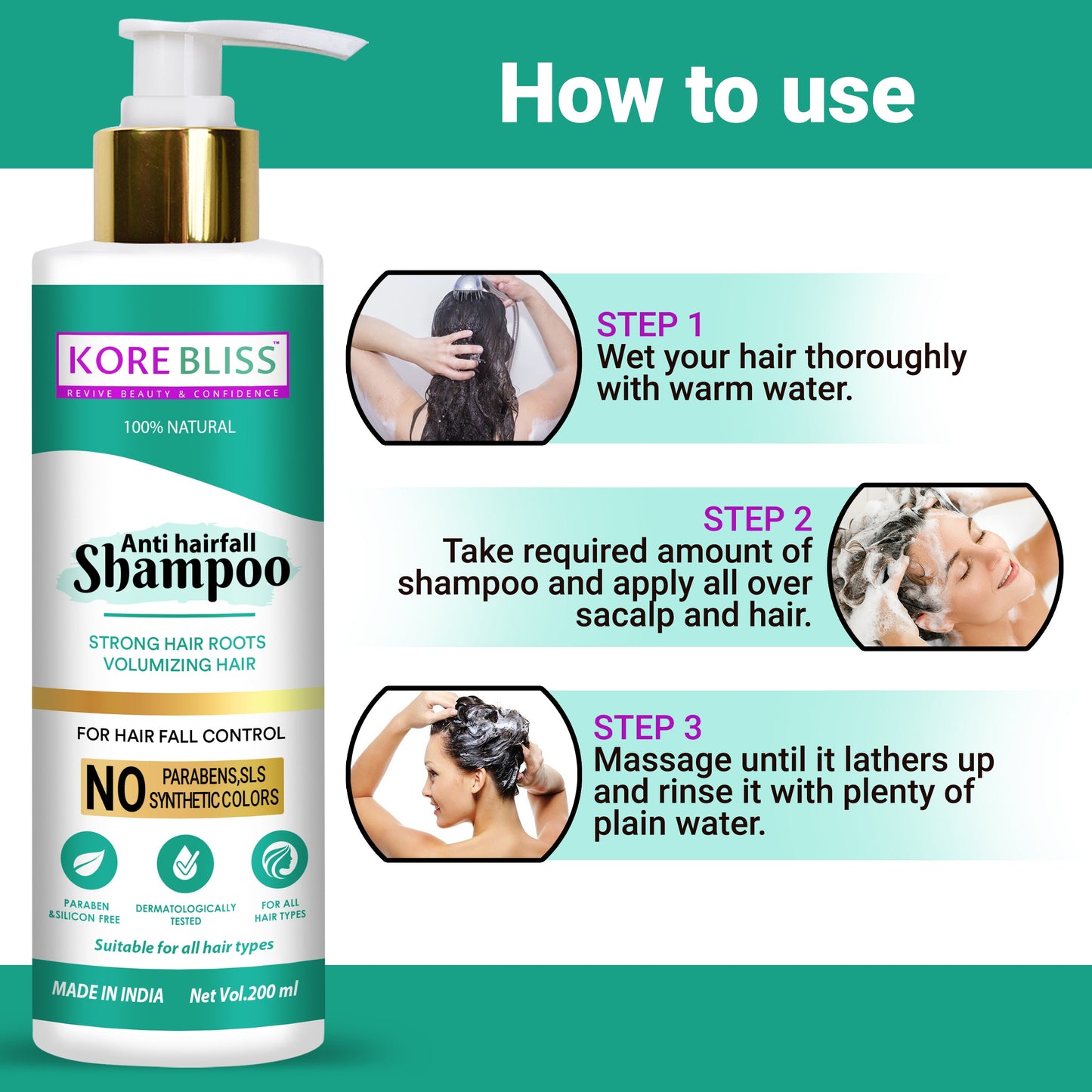 Kore Bliss Hair Renewal Kit - 500ml