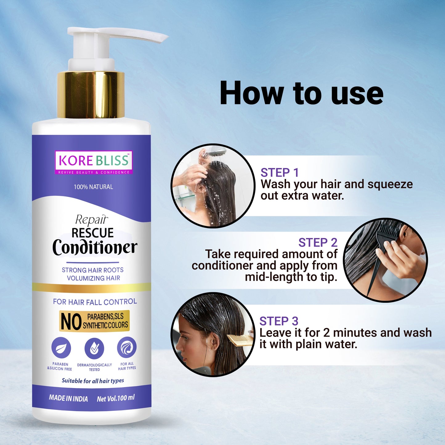 Kore Bliss Hair Renewal Kit - 500ml