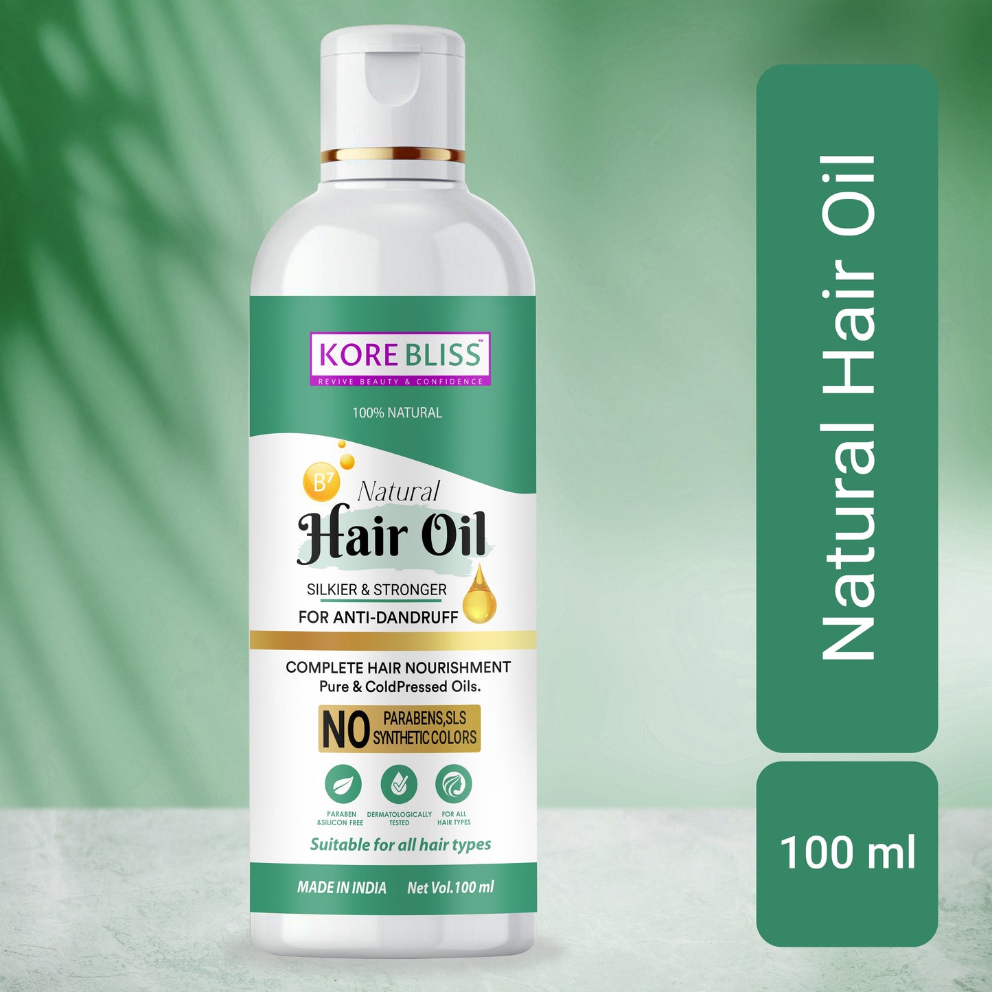 Kore Bliss Anti Dandruff Hair Oil - 100ml