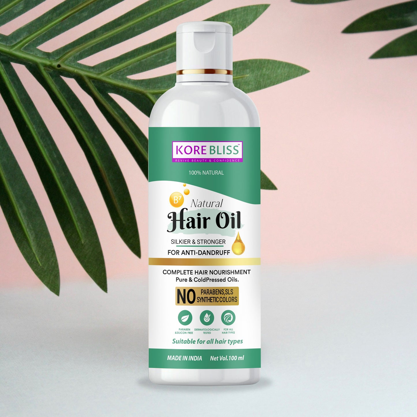 Kore Bliss Anti Dandruff Hair Oil - 100ml