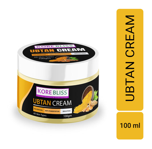 Kore Bliss Ubtan Cream with turmeric, saffron & Gram Flour- 100g