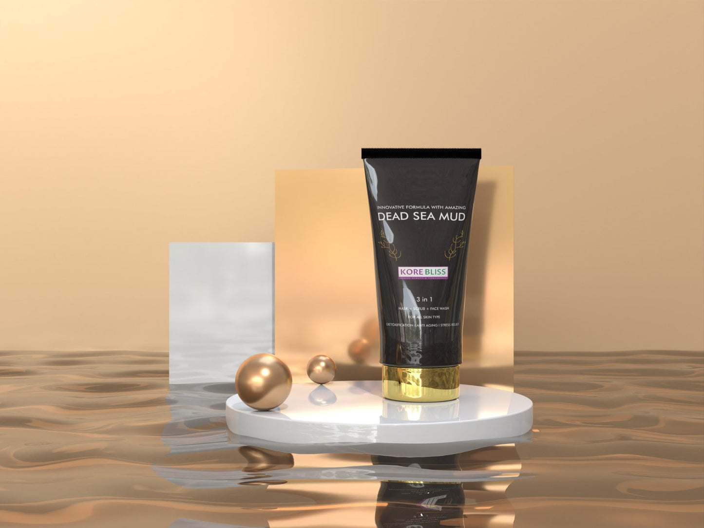 Kore Bliss Dead Sea Mud Trio Face Wash, Scrub and Mask - 100g