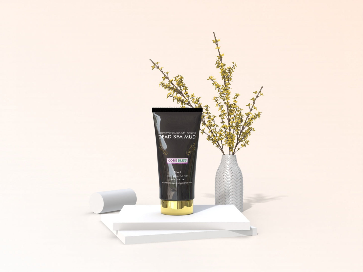 Kore Bliss Dead Sea Mud Trio Face Wash, Scrub and Mask - 100g